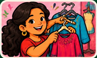 Lupe con ropa